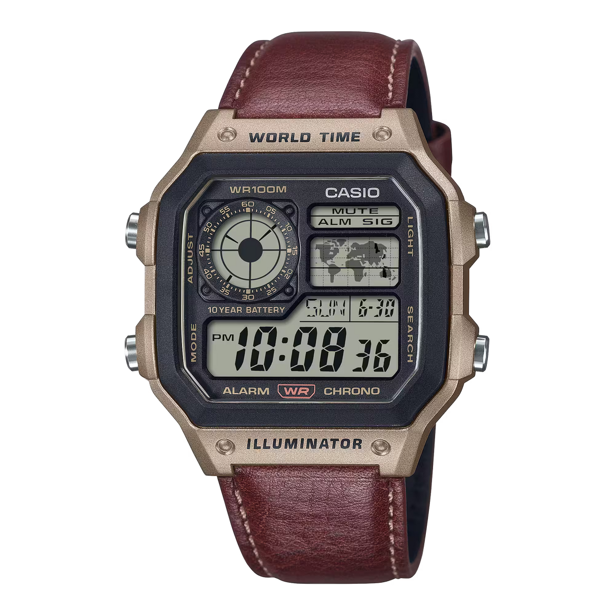Casio AE-2100WHL-5AV Brown Watch