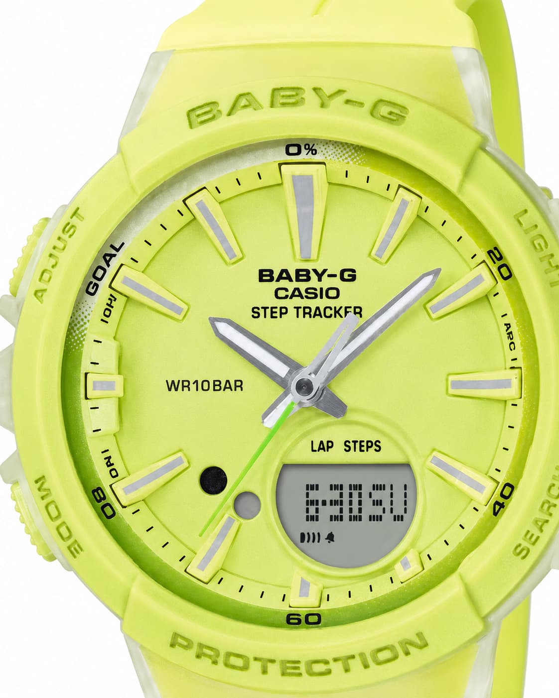 ساعة Baby-G BGS-100-9ADR النسائية باللون الأخضر