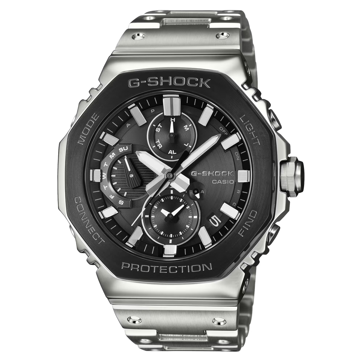 G-Shock GMC-B2100BT-1ADR Solar Powered Bluetooth Black Steel Watch