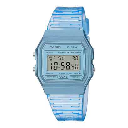 Casio F-91WS-2 Blue Watch