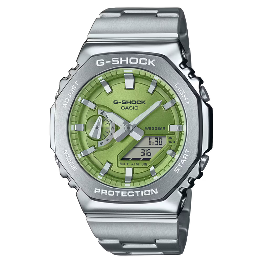 G-Shock GM-2110D-3ADR Green Steel Watch