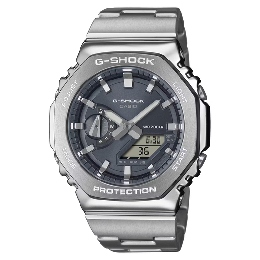 G-Shock GM-2110D-8ADR Gray Steel Watch