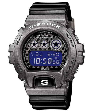 Casio G‑Shock Anthracite Black Watch with Star-Pattern Dial DW‑6900SC‑8DR