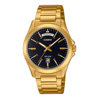 Casio MTP-1370G-1AV Gold Steel Watch