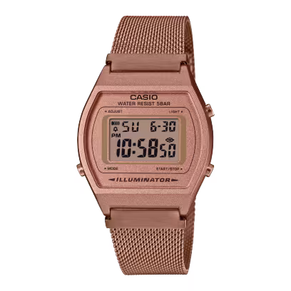 Casio B640WMR-5A Gold Steel Watch