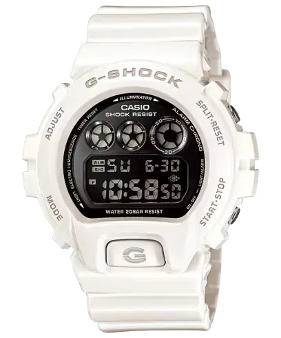 ساعة جي-شوك DW-6900NB-7 بيضاء