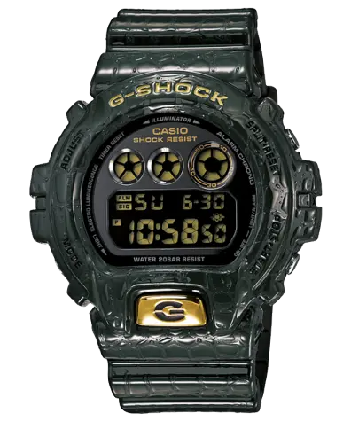 ساعة جي شوك DW-6900CR-3 الخضراء