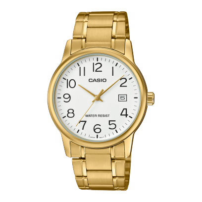 Casio MTP-V002G-7B2 Gold Steel Watch