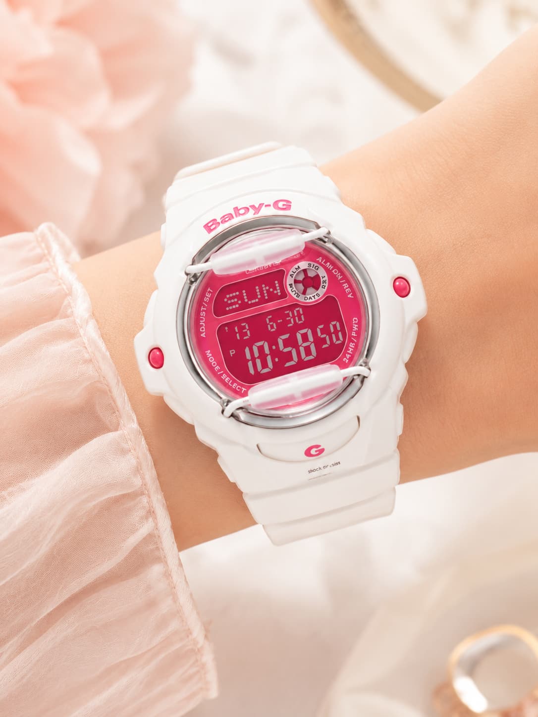 Baby-G BG-169R-7DDR Women’s White Watch