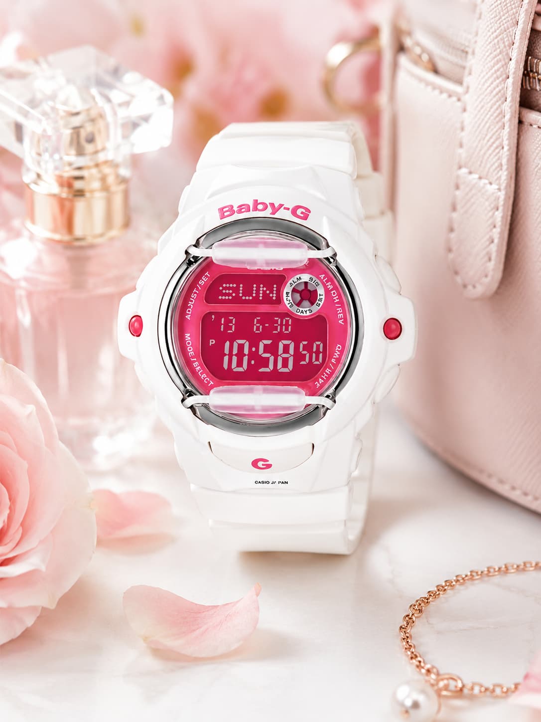 Baby-G BG-169R-7DDR Women’s White Watch