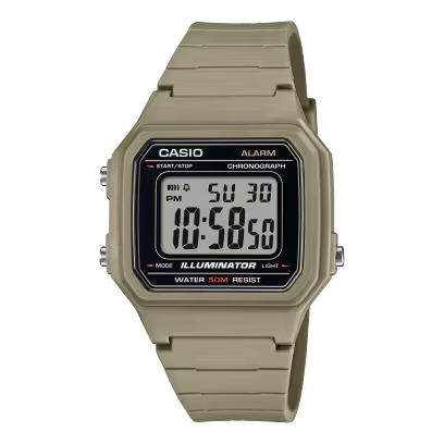 Casio W-217H-5AV Beige Watch