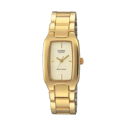 Casio LTP-1165N-9C Gold Bracelet Champagne Dial Watch