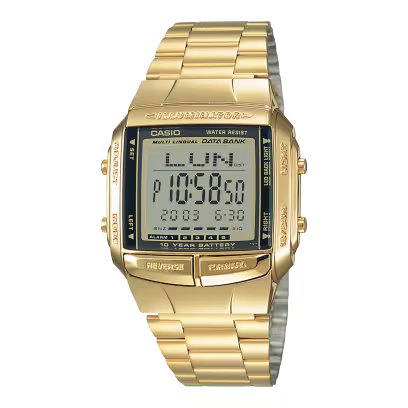 Casio DB-360G-9A Gold Steel Watch