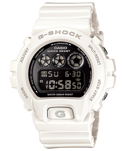 Casio G‑Shock White Digital Watch DW‑6900NB‑7DR