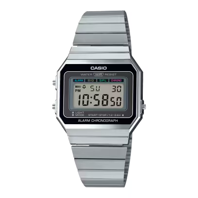 Casio A700W-1A Silver Watch