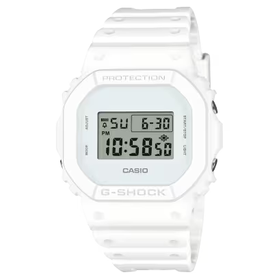 Casio G-Shock DW-5600WW-7 All White Digital Watch