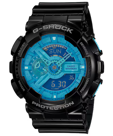 ساعة جي-شوك GA-110B-1A2 سوداء