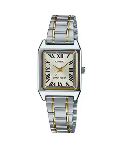 Casio LTP-V007SG-9B Two-Tone Champagne Dial Watch
