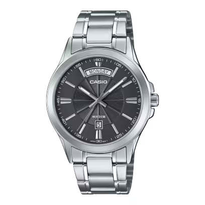 Casio MTP-1381D-8AV Gray Steel Watch