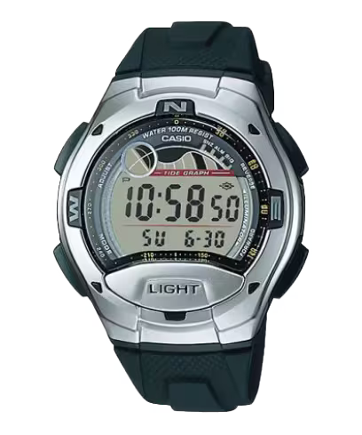 Casio W-753-1AV Black Watch