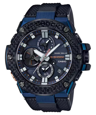 G-Shock GST-B100XB-2A Solar Powered Bluetooth Blue Watch