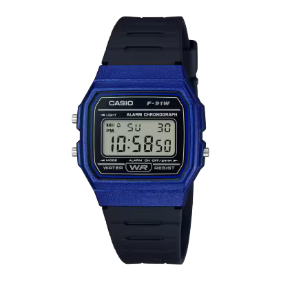 Casio F-91WM-2A Blue Watch