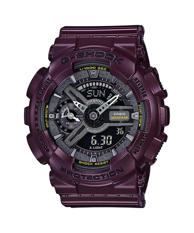 Casio G-Shock GMA-S110MC-6A Metallic Purple Analog-Digital Watch