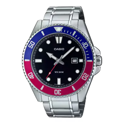 Casio MDV-107D-1A3V Black Watch