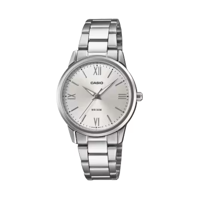 Casio LTP-1303DD-7A White Dial Stainless Steel Watch