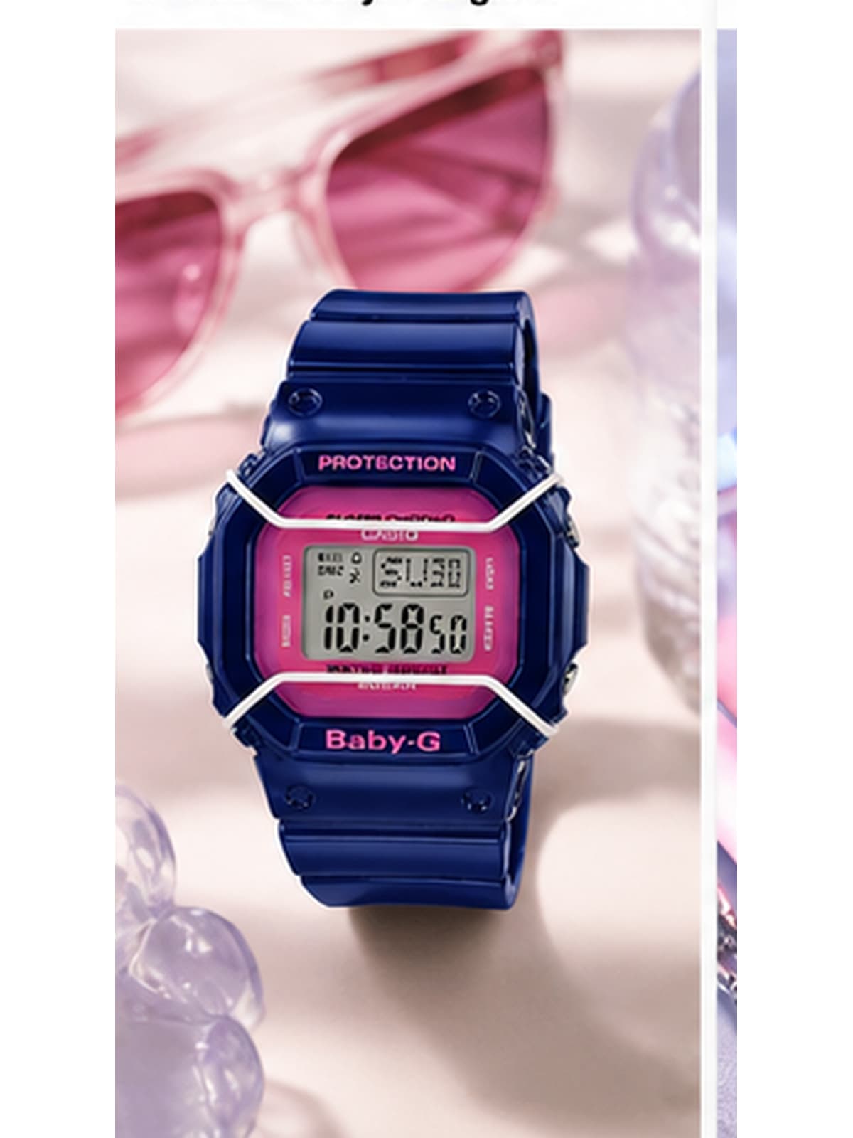 ساعة بيبي جي BGD-501FS-2DR نسائية زرقاء
