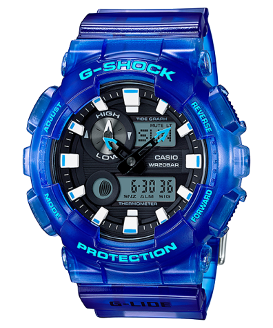 Casio G-Shock GAX-100MSA-2A G-LIDE Glossy Blue Watch