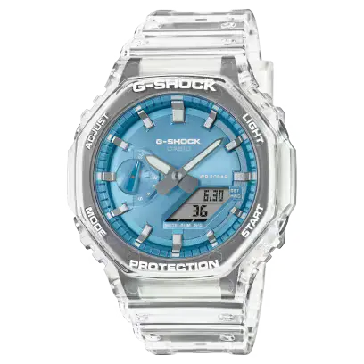 ساعة G-Shock GA-2100BM-7A2 الزرقاء