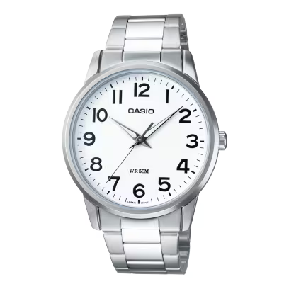 Casio MTP-1303D-7BV White Steel Watch