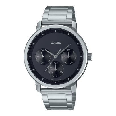 Casio MTP-B305D-1EV Black Steel Watch
