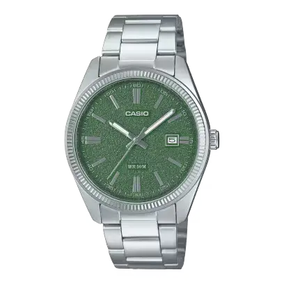 Casio MTP-1302DA-3A Green Steel Watch