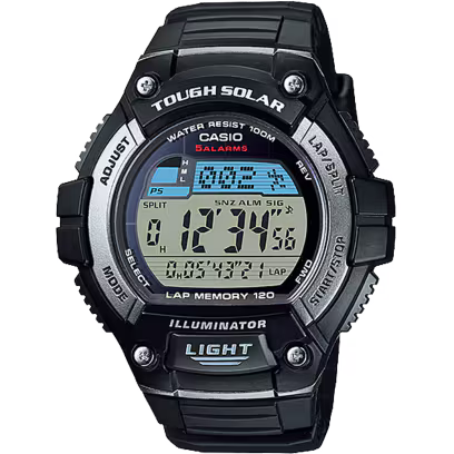 Casio W-S220-1AV Solar Black Watch