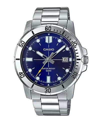 MTP-VD01D-2EVCasio MTP-VD01D-2EV Blue Steel Watch