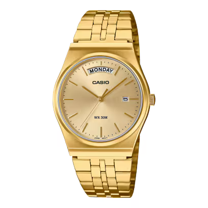 Casio MTP-B146G-9AV Gold Steel Watch