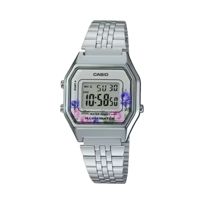Casio LA680WA-4C Silver Digital Watch