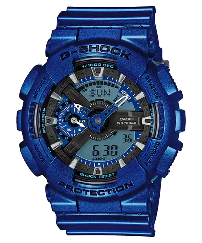 ساعة جي-شوك GA-110NM-2A باللون الأزرق