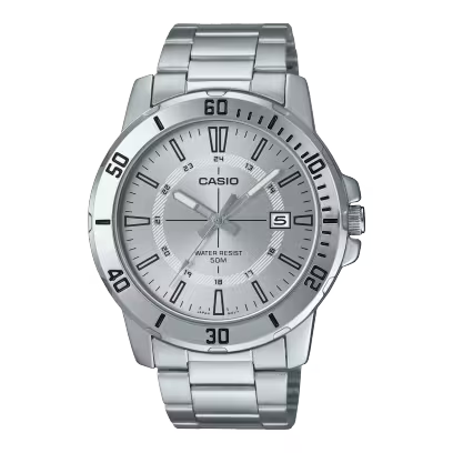 Casio MTP-VD01D-7CV White Steel Watch