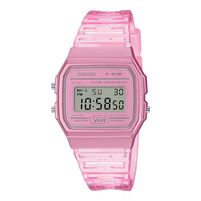 Casio F-91WS-4 Pink Watch