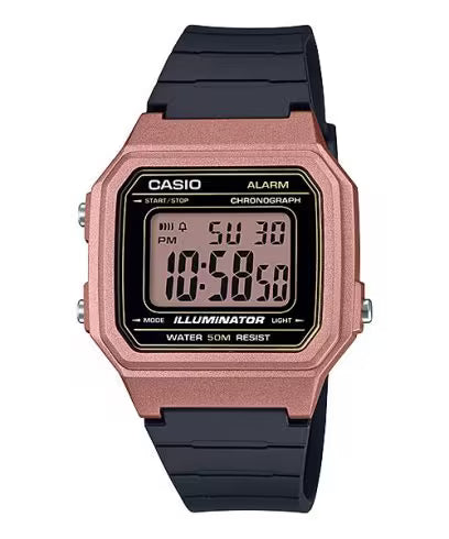 Casio W-217HM-5AV Rose Gold Watch