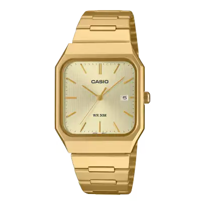 Casio MTP-B185G-9AV Gold Watch