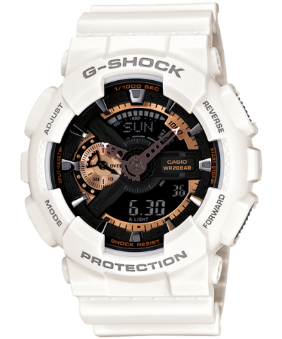 Casio G‑Shock Rose Gold White Watch GA‑110RG‑7ADR