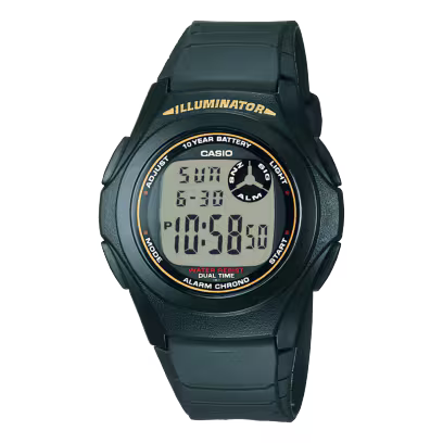 Casio F-200W-9A Black Digital Watch