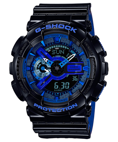 ساعة جي-شوك GA-110LPA-1A سوداء