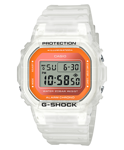 ساعة جي-شوك DW-5600LS-7 بيضاء