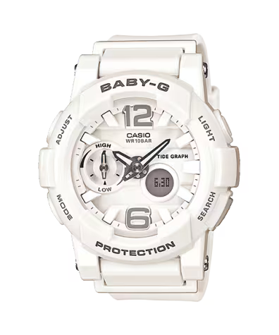 Baby-G BGA-180-7B1 Women’s White Watch