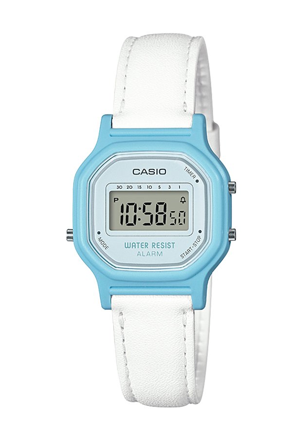 Casio LA-11WL-2A Leather Blue Watch